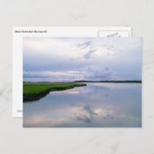 Marshland Sunset Briefkaart (Voorkant / Achterkant)