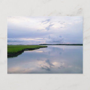 Marshland Sunset Briefkaart