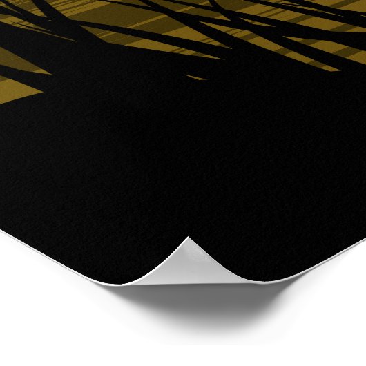 Marshland Sunset Lake D20 Dice Sun RPG Landschap Poster (Hoek)