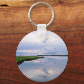 Marshland Sunset Sleutelhanger (Voorkant)