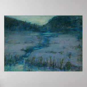 Marshlands bij Sundown (ca. 1908) Alice Pike Barne Poster