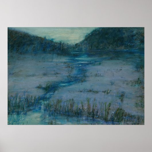 Marshlands bij Sundown (ca. 1908) Alice Pike Barne Poster (Voorkant)