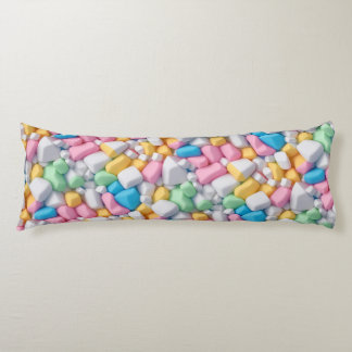 Marshmallow abstract lichaamskussen