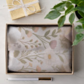 Marshmallow Bloem Pastel Patroon Tissuepapier (Geschenk)