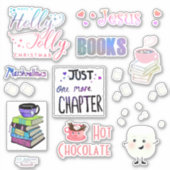 Marshmallow book Stickers 8x8 (Voorkant)
