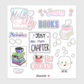 Marshmallow book Stickers 8x8 (Vel)