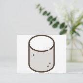 marshmallow briefkaart (Staand voorkant)