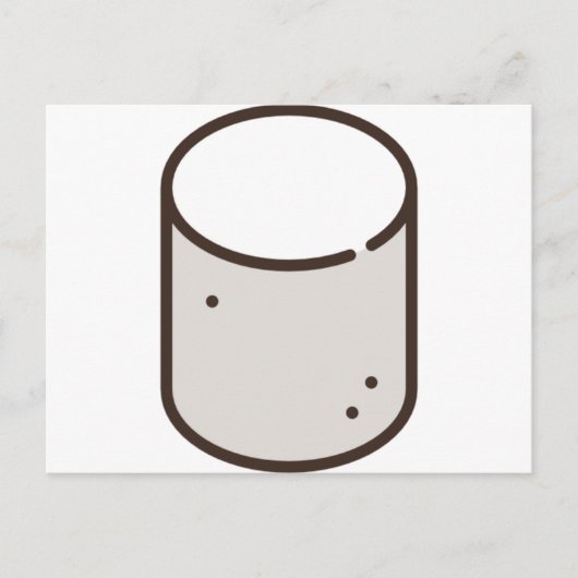 marshmallow briefkaart (Voorkant)