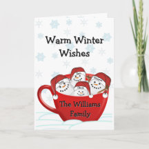 Marshmallow Familie Met Gepersonaliseerde Namen