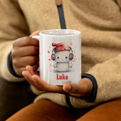 Marshmallow gepersonaliseerde vakantie Mok