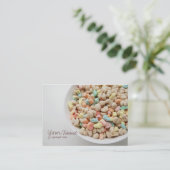 marshmallow graanprofielkaart visitekaartje (Staand voorkant)