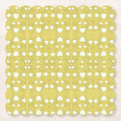 Marshmallow Hearts Kartonnen Onderzetters (Voorkant)