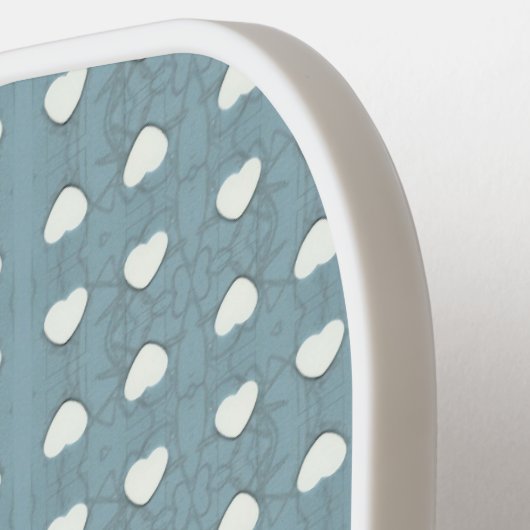 Marshmallow Hearts Pickleball Paddle (Links Detail)