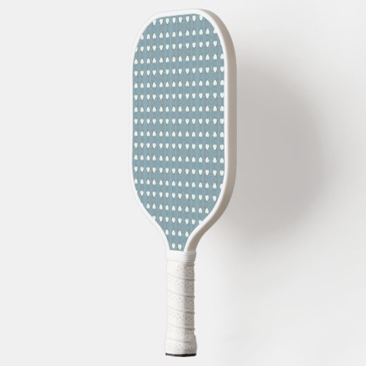 Marshmallow Hearts Pickleball Paddle (Links)