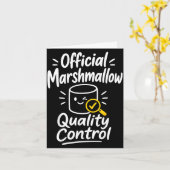 Marshmallow humor kampvuur s'mores kaart (Gele Bloem)