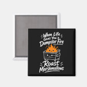 Marshmallow humor  magneet (Voorkant / Achterkant)