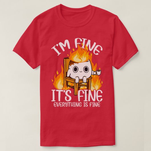 Marshmallow im Fine Meme Outr Mannen Kinder Vrouwe T-shirt (Design voorkant)