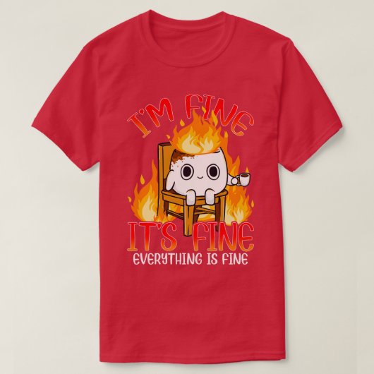 Marshmallow im Fine Meme Outr Mannen Kinder Vrouwe T-shirt (Design voorkant)