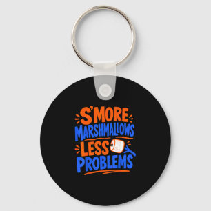 Marshmallow kampvuur s'mores sleutelhanger