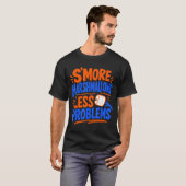 Marshmallow kampvuur s'mores t-shirt (Voorkant volledig)