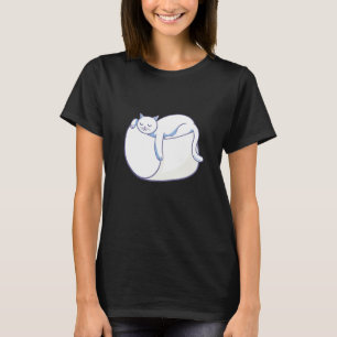 Marshmallow Kat Roaster Smore Camping Smore Statio T-shirt
