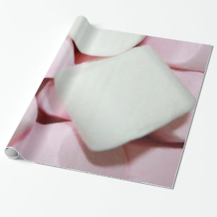 marshmallow kunstwerk cadeaupapier