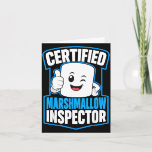 Marshmallow liefhebber kampvuur s'mores kaart