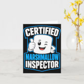 Marshmallow liefhebber kampvuur s'mores kaart (Gele Bloem)