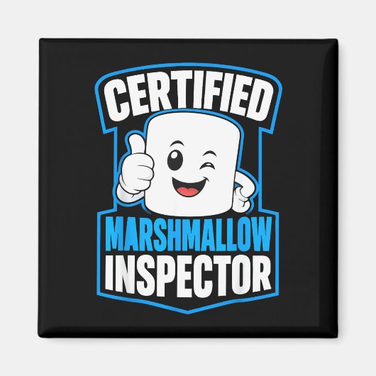 Marshmallow liefhebber kampvuur s'mores magneet (Voorkant)