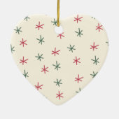 Marshmallow Love kerstboomversiering Keramisch Ornament (Achterkant)