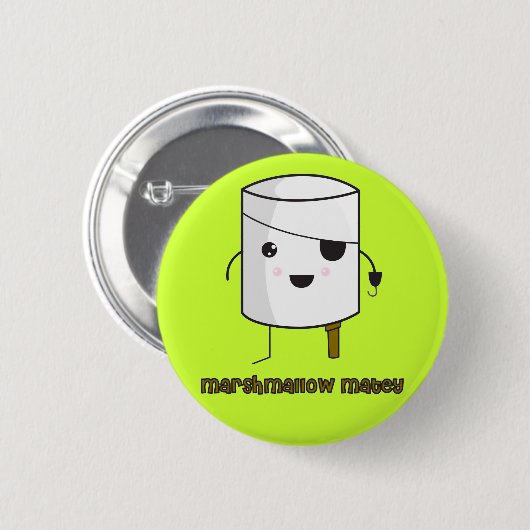Marshmallow Matey Button (Voorkant /achterkant)