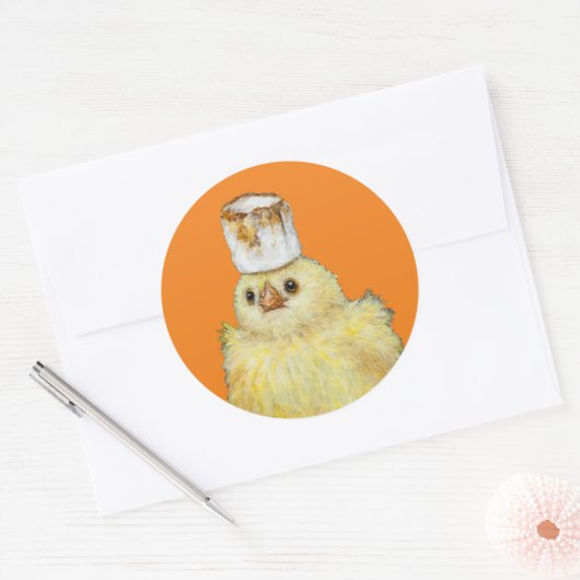 Marshmallow Peep stickers (Envelop)