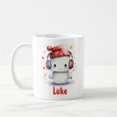 Marshmallow Persoonlijke Kerstmok Koffiemok (Links)