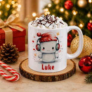 Marshmallow Persoonlijke Kerstmok Koffiemok