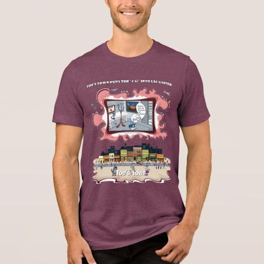 Marshmallow Prostaatonderzoek | Herstel Tri-Blend Shirt (Voorkant)