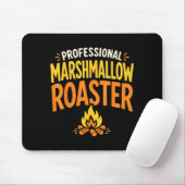 Marshmallow rooster kampvuur  muismat (Met muis)