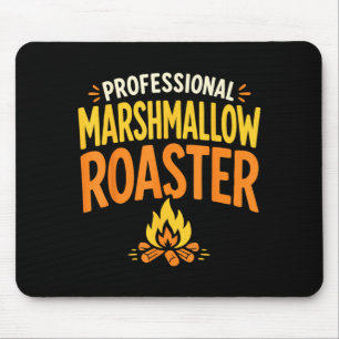 Marshmallow rooster kampvuur muismat