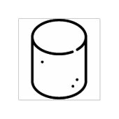 marshmallow rubberstempel (Afrduk)