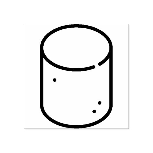 marshmallow rubberstempel (Afrduk)