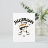 Marshmallow sfeer briefkaart (Staand voorkant)