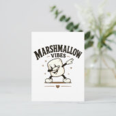 Marshmallow sfeer briefkaart (Staand voorkant)
