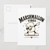 Marshmallow sfeer briefkaart (Voorkant / Achterkant)
