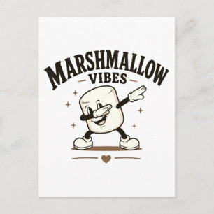 Marshmallow sfeer briefkaart