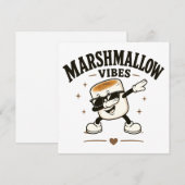 Marshmallow sfeer kaart (Voorkant / Achterkant)