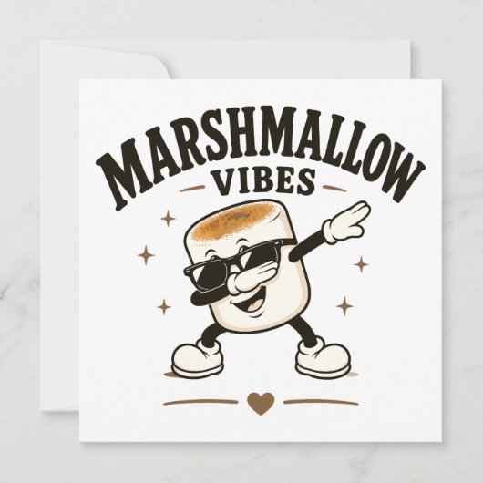 Marshmallow sfeer kaart (Voorkant)