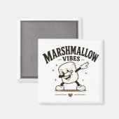Marshmallow sfeer magneet (Voorkant / Achterkant)