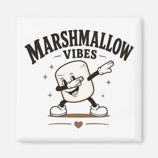 Marshmallow sfeer magneet (Voorkant)