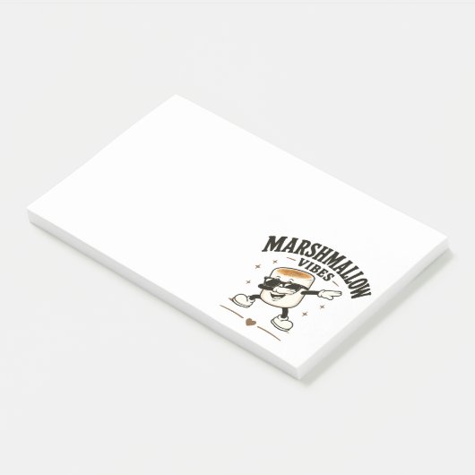Marshmallow sfeer post-it® notes (Schuin)