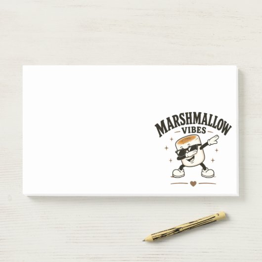Marshmallow sfeer post-it® notes (Op bureau)