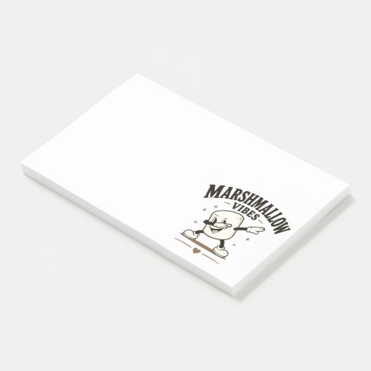 Marshmallow sfeer post-it® notes (Schuin)